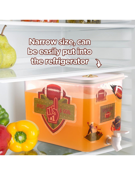 Dispensador de Bebidas 2 Galones FillTouch + 12 Vasos Desechables