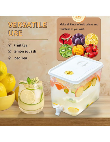 Dispensador de Bebidas Sivlnian 7.57L con Grifo y Filtro