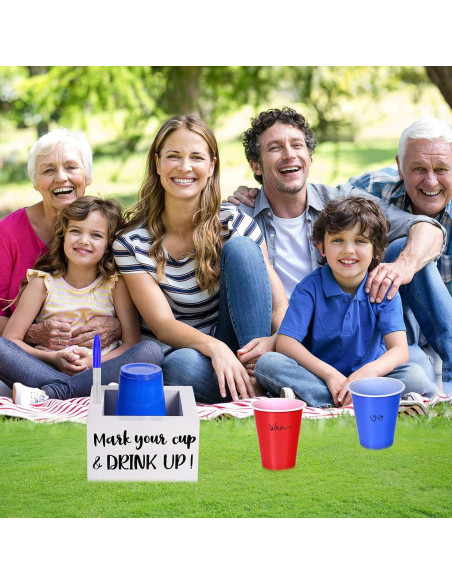 Soporte para Taza Individual Blanco KarNeey con Ranura para Marcador