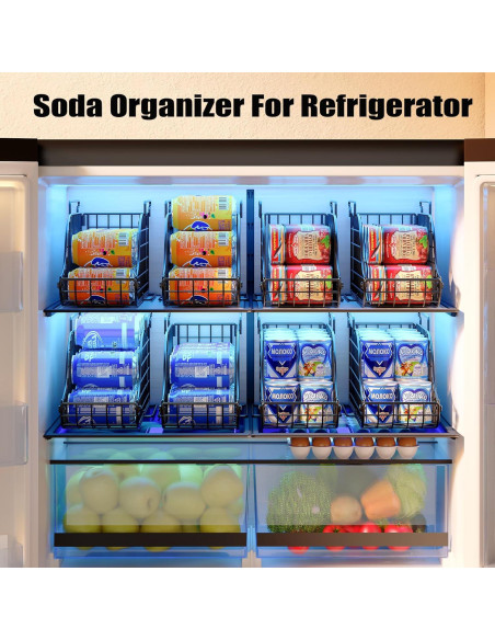 Dispensador de Latas Apilable 3-Pack Sonyabecca - Organizador de Cocina