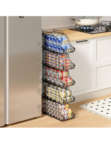 Dispensador de Latas Apilable 3-Pack Sonyabecca - Organizador de Cocina