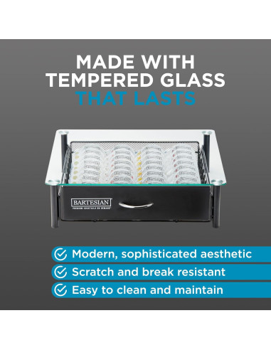 Organizador de Cajón Bartesian para 36 Cápsulas - Soporte Elegante