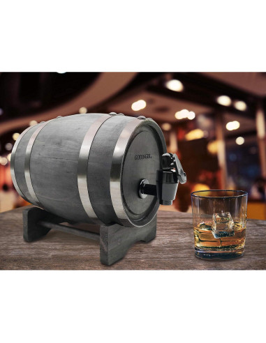 Dispensador de Licor Godinger Barrel de Madera 800ml