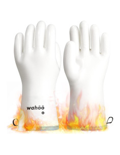 Guantes de Horno de Silicona Líquida LANON Wahoo Grado Alimentario M/8