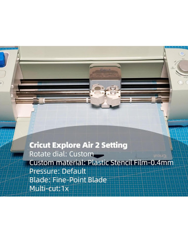 40 Hojas Plantillas Mylar 30.5x30.5 cm Neglex PET Reutilizables