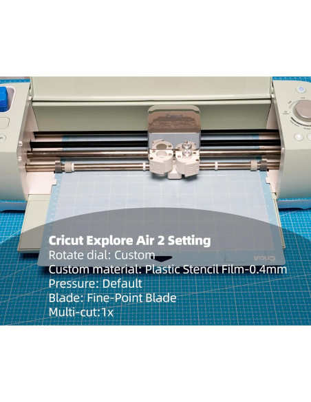 40 Hojas Plantillas Mylar 30.5x30.5 cm Neglex PET Reutilizables