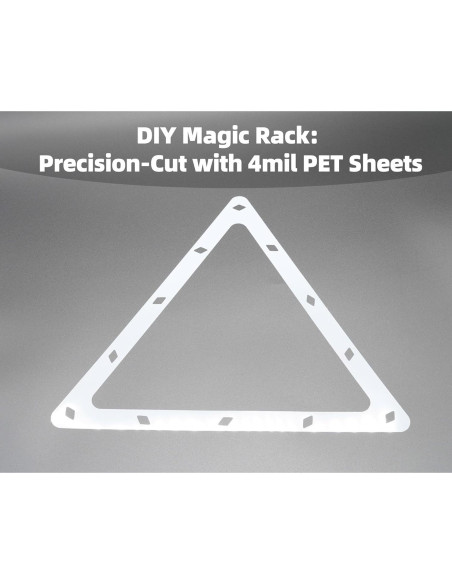 40 Hojas Plantillas Mylar 30.5x30.5 cm Neglex PET Reutilizables
