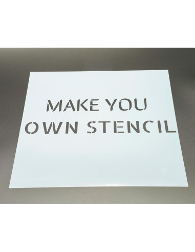 40 Hojas Plantillas Mylar 30.5x30.5 cm Neglex PET Reutilizables