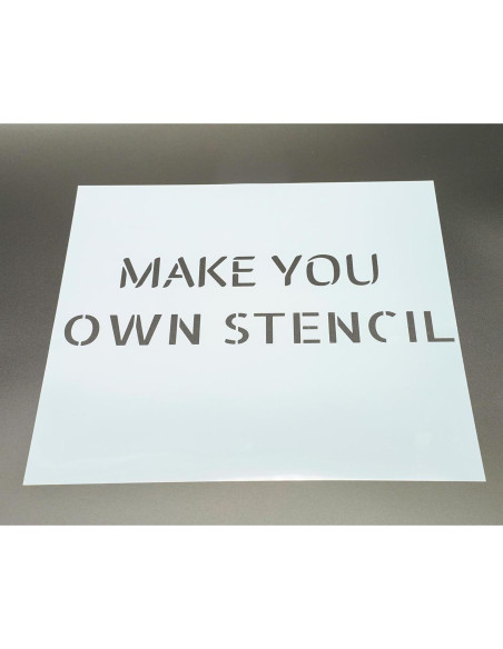 40 Hojas Plantillas Mylar 30.5x30.5 cm Neglex PET Reutilizables