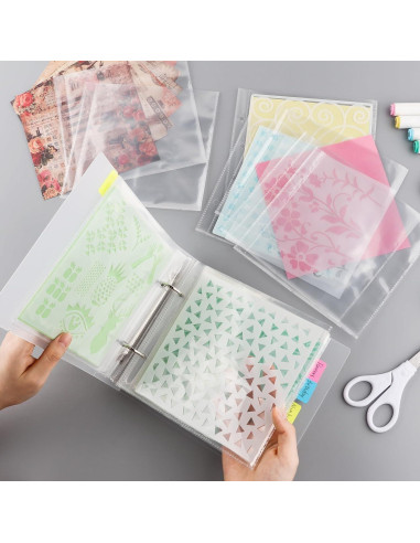 Carpeta de Almacenamiento de Plantillas Briartw 17.5x20cm 50 Páginas