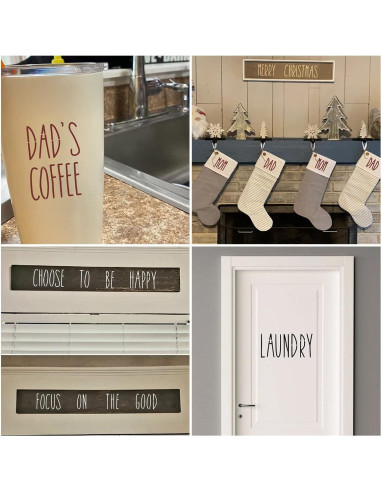 Plantillas de Letras y Números REOLAN 15x7.6 cm - 70 Piezas