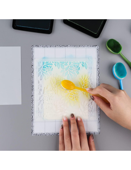 Juego de 4 Almohadillas de Pegado y Sello BAOFALI 16.5x21.6cm