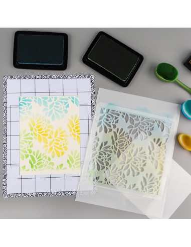 Juego de 4 Almohadillas de Pegado y Sello BAOFALI 16.5x21.6cm