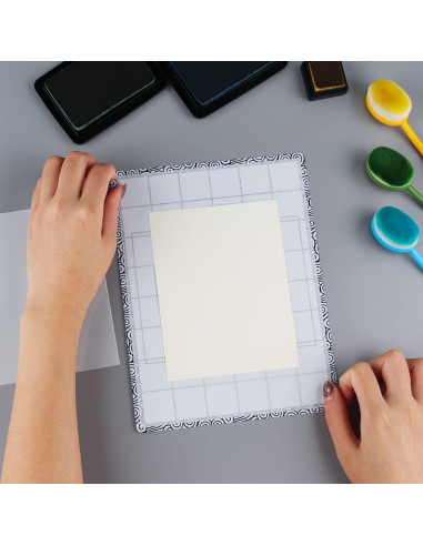 Juego de 4 Almohadillas de Pegado y Sello BAOFALI 16.5x21.6cm