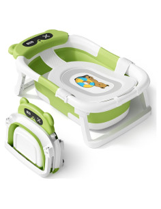 Bañera Plegable para Bebé Avidor Verde - 42x18.5 cm