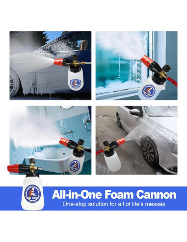 Cañón de Espuma EARLEAS 1L con Conector Rápido 1/4"