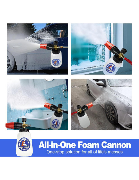 Cañón de Espuma EARLEAS 1L con Conector Rápido 1/4"