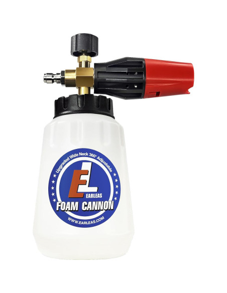 Cañón de Espuma EARLEAS 1L con Conector Rápido 1/4"