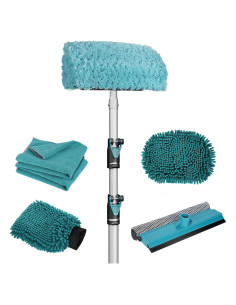Kit de Limpieza de Autos TelesPro 3.66m con Cepillo Suave