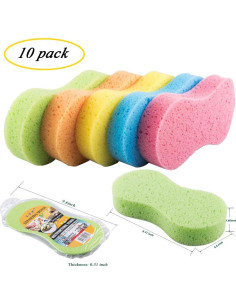 Esponjas de Lavado Multifuncionales Kingopt - 10 Unidades 2