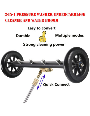 Limpiador de Chasis Tool Daily 40.64 cm 4000 PSI 2 en 1
