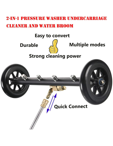 Limpiador de Chasis Tool Daily 40.64 cm 4000 PSI 2 en 1