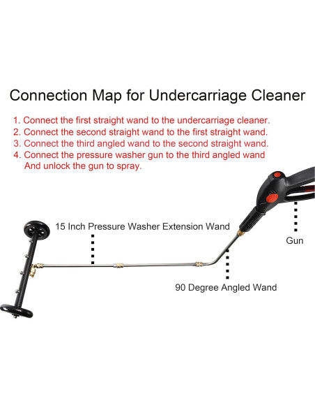 Limpiador de Chasis Tool Daily 40.64 cm 4000 PSI 2 en 1