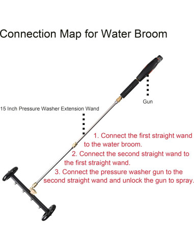 Limpiador de Chasis Tool Daily 40.64 cm 4000 PSI 2 en 1