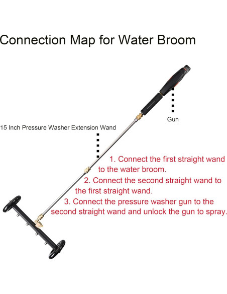 Limpiador de Chasis Tool Daily 40.64 cm 4000 PSI 2 en 1