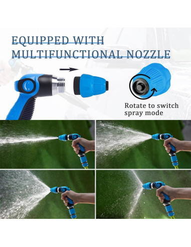 Kit de Lavado de Autos AjiuSir: Rociador de Espuma 1000ml + Esponja y Toalla