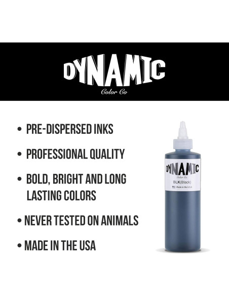 Tinta de Tatuaje Amarillo Canario Dinámico 29.57 ml Profesional