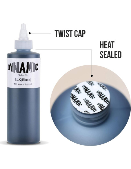 Tinta de Tatuaje Amarillo Canario Dinámico 29.57 ml Profesional