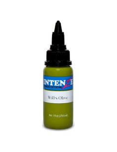 Tinta de Tatuaje Intenze Aceituna de Will 30ml Vegana