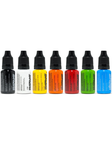 Set de Tinta para Tatuajes Radiant Colors 7 Colores 15ml