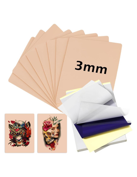 Kit de Piel Falsa y Papel de Transferencia Jconly 28pcs