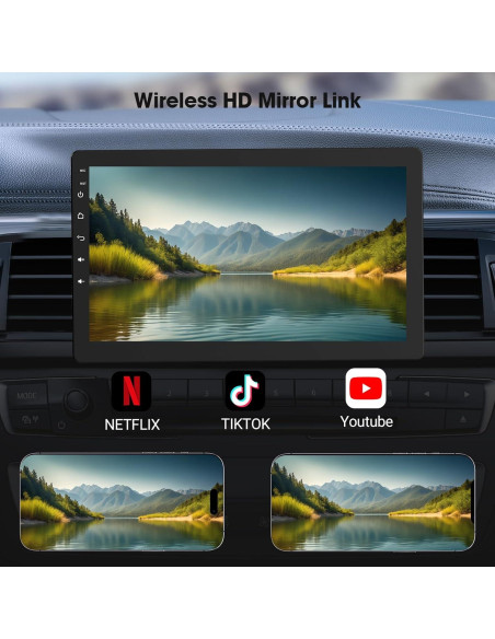 Estéreo de Coche 10.1" Haudio con CarPlay y Android Auto