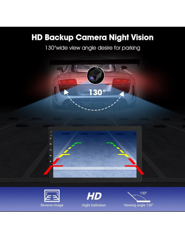 Estéreo de Coche 10.1" Haudio con CarPlay y Android Auto