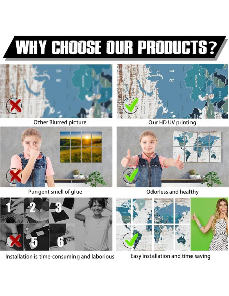 Paneles Acústicos Aislantes YPY 8 Piezas 30x40 cm Multicolor