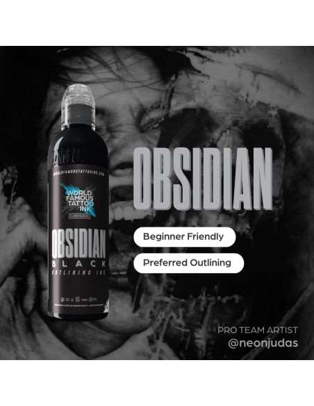 Tinta para Tatuajes World Famous Limitless Obsidiana 29.57 ml