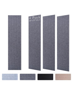 Paneles Acústicos Aislantes de Sonido 4 Piezas 48x30x1 cm