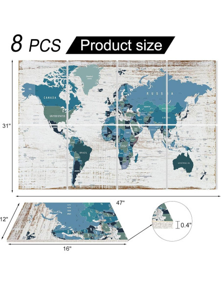 Paneles Acústicos Aislantes YPY 8 Piezas 30x40 cm Multicolor