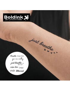 Tatuajes Temporales Boldink - Diseño Único, Impermeables, 15 Días 2