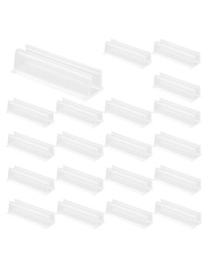 20 Clips de Montaje para Luces de Neón Govee - Acrílico Transparente