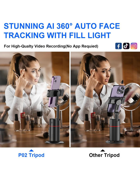 Trípode Inteligente Meiyanshikong con Seguimiento Facial 360