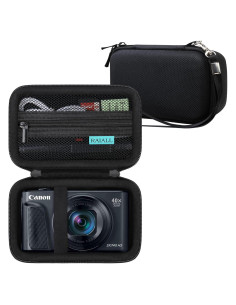 Funda dura RAIALL para cámara Canon PowerShot SX740 HS - Negro