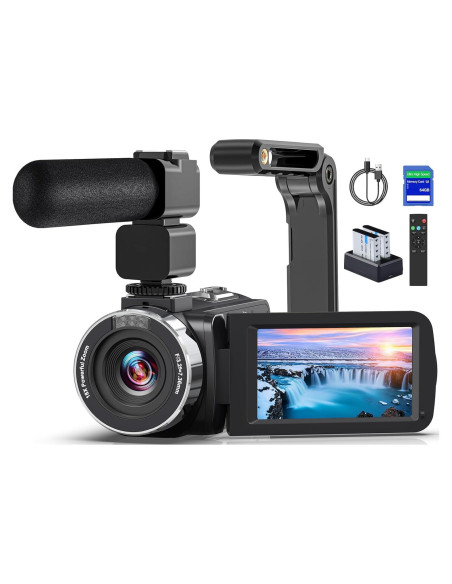 Cámara de Video 8K Tixeuo DV106 64MP Pantalla Táctil 3"