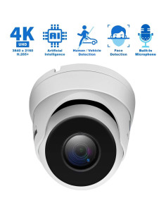 Sistema de Cámara de Seguridad GW 8 Canales 4K AI PoE con 6 Cámaras 2