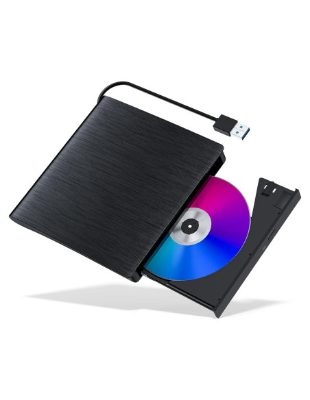 Unidad Externa de CD/DVD YUNINFANG Grabadora USB 3.0 357g Unidad Externa de CD/DVD YUNINFANG Grabadora USB 3.0 357g