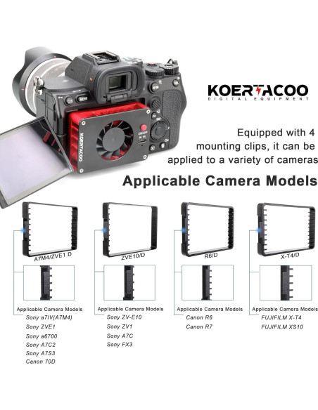 Sistema de Enfriamiento Externo KOERTACOO para Cámaras