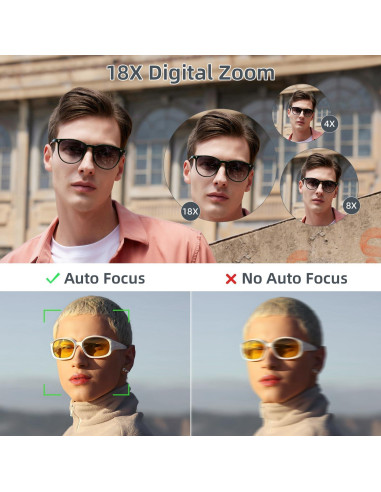 Cámara Digital 4K UIKICON W08 con Pantalla Flip 3", Zoom 18X